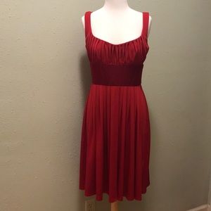 Suzi Chin red cocktail dress